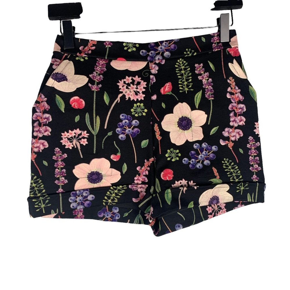 NWOT BlackMilk Vintage Bloom Pink High Waisted Floral Limited Rare Short Size S - Picture 1 of 9